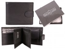 1008 BLACK ITALIAN LEATHER WALLET