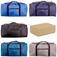 TB-65 ASSORTED LARGE 72L HOLDALL TRAVEL BAG BOX OF 24