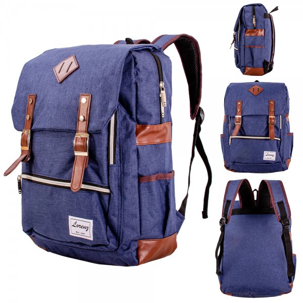 2595 DARK NAVY BACKPACK WITH 16'' LAPTOP SLEEVE