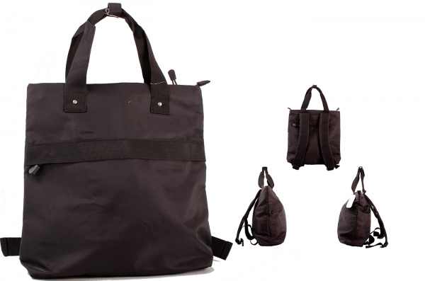 JBBP-284 Black Unisex Backpack / Handbag