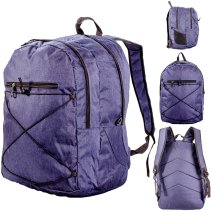 BP-121 NAVY BACKPACK WITH MULTIPLE POCKETS