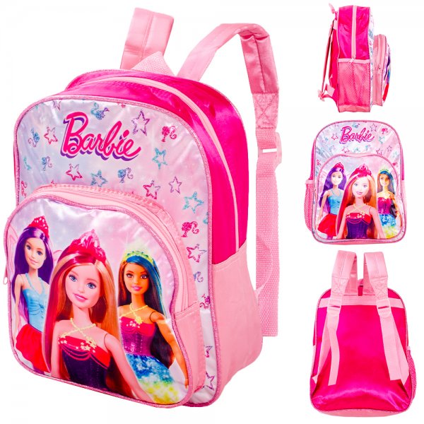 10297-3162N PINK BARBIE KIDS DELUXE BACKPACK