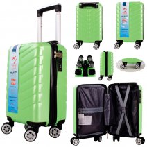 T-HC-US-14 LIME GREEN 15.7'' UNDER-SEAT CABIN-SIZE TROLLEY