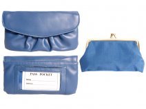 7066 BLUE PURSE - T115