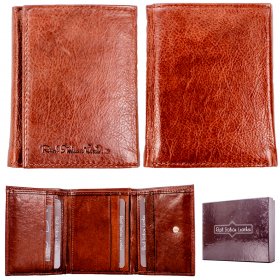 020 TAN RFID ITALIAN LEATHER WALLET