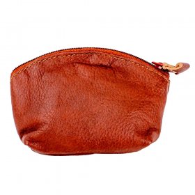 CP-50L BROWN LEATHER COIN BAG