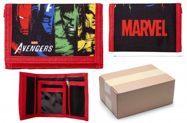 AVENGERS 03201 KIDS WALLET BOX OF 12