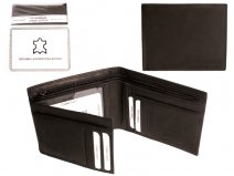 1064 RFID BLACK LONDON LEATHER WALLET