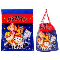 11055-23762 NAVY PAW PETROL DRAWSTRING BAG