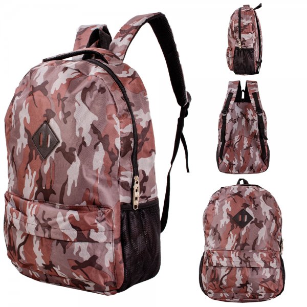 BP-111 CAMOUFLAGE BLACK/WHITE BACKPACK