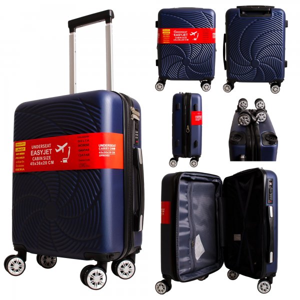 T-HC-US-1833 NAVY EASYJET TRAVEL CABIN TROLLEY SUITCASE