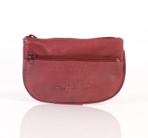 041 ITALIAN LEATHER WALLET RED