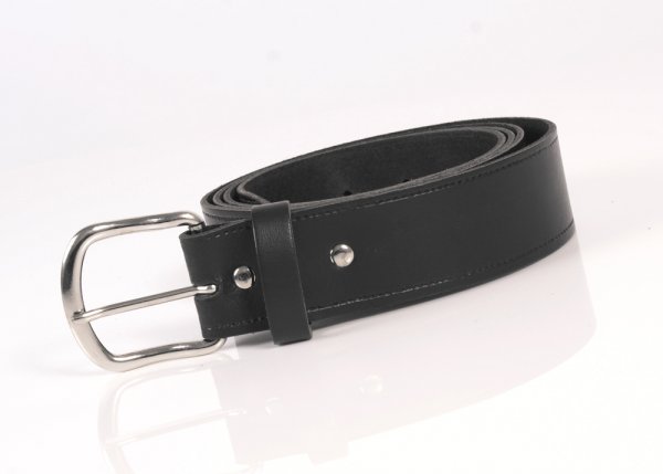 1.5'' ENGLISH LEATHER BELT BLACK XXXXL