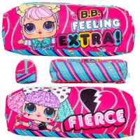 1015F-1499 PINK LOL RECTANGULAR PENCIL CASE