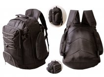 JBBP105-R2 BLACK GREY CANVAS BACKPACK