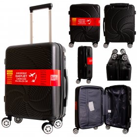 T-HC-US-1833 BLACK EASYJET TRAVEL CABIN TROLLEY SUITCASE