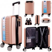 T-HC-US-15 ROSE GOLD 15.7'' UNDER-SEAT CABIN-SIZE TROLLEY