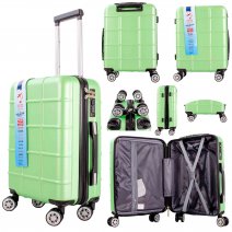 T-HC-US-21 GREEN CABIN-SIZE TRAVEL TROLLEY SUITCASE