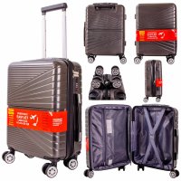 T-HC-US-1811 DARK GREY UNDERSEAT CABIN-SIZE EASYJET SUITCASE