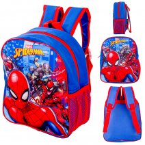 1000E29-3221N NAVY SPIDERMAN PREMIUM STANDARD KIDS BACKPACK