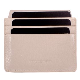 0995 ICE GRAINED C.NAPPA LEATHER RFID CARD CASE