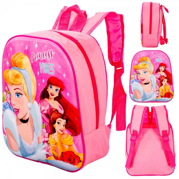 1000EVA31-3225 PINK/RED PRINCESS EVA 3D 31CM BACKPACK