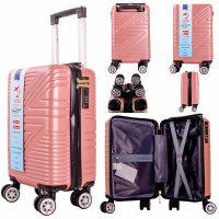 T-HC-US-24 ROSE GOLD 15.7'' UNDER-SEAT CABIN RYAN AIR SUITCASE