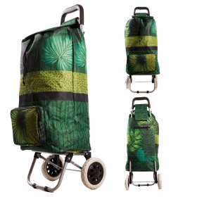 ST-02 GREEN PALM 2 WHEEL SHOPPING TROLLEY