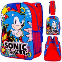 1000E40-2256 RED/NAVY SONIC 41CM ARCH KIDS BACKPACK