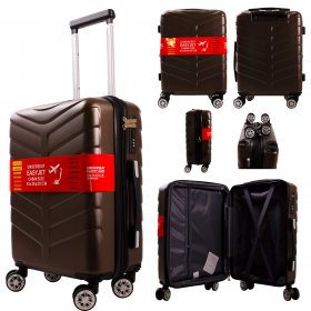 T-HC-US-26 COFFEE CABIN-SIZE TRAVEL TROLLEY SUITCASE