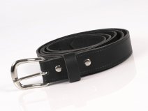 1" ENGLISH LEATHER BELT BLACK XXXXXL