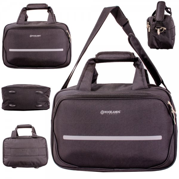 ROCKLANDS BLACK RYANAIR UNDER SEAT HOLDALL UNISEX CABIN BAG