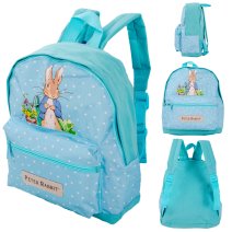 03325 PETER RABBIT LIGHT BLUE KIDS DELUXE BACKPACK