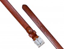 2900 Brown 1" XXL DISTRESSED LEATHER BELT-NICKEL BEKL