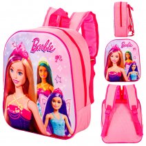 1000EVA31-3162 PINK/RED BARBIE EVA 3D 31CM BACKPACK