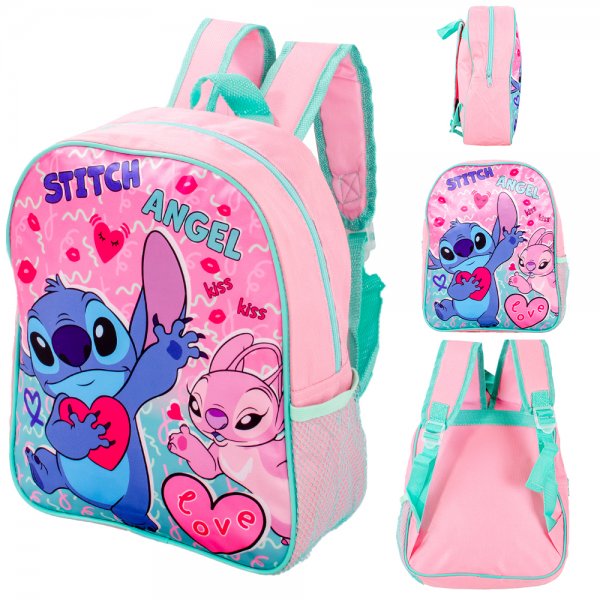 1000E29-3250N PINK LIO & STITCH KIDS DELUXE BACKPACK