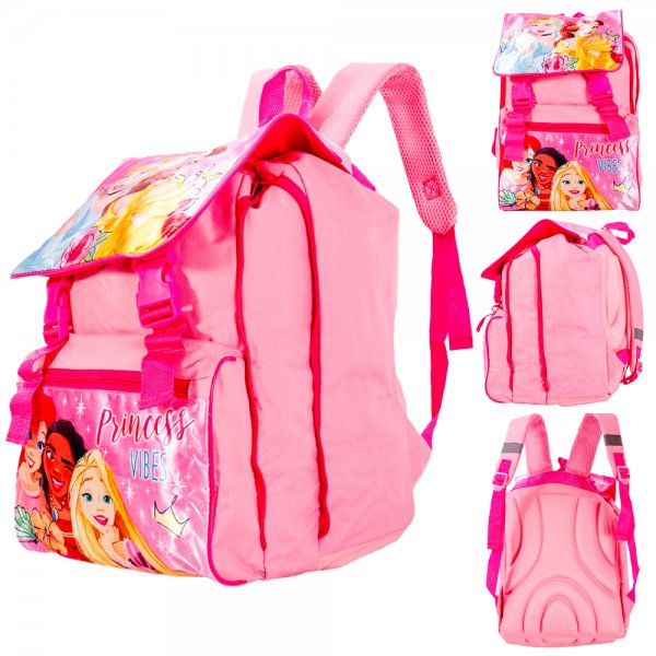 11113-3225 PINK PRINCESS SQUARE 40CM BACKPACK