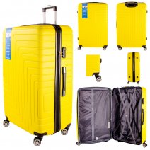 T-HC-10 YELLOW 32'' TRAVEL TROLLEY SUITCASE