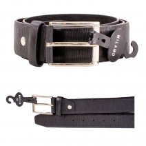 2765 BLACK 1.5'' MEDIUM WOOD EMBOSSED W/SILVER BUCKLE BELT