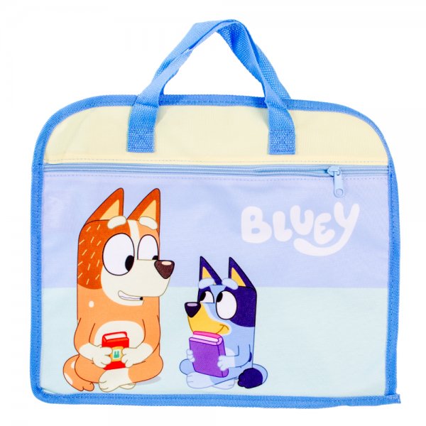 1717-3334 BLUEY CHILDREN SCHOOL ZIP BOOK BAG