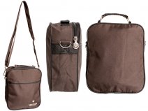 DAVID BECKHAM REPORTER BAG DARK BROWN