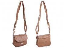 3737 TAN Small Cow Hide Bag With Flap