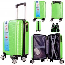 T-HC-US-27 LIME GREEN 15.7'' UNDER-SEAT CABIN-SIZE TROLLEY