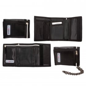 8001 BLACK NYLON SPORTS WALLET