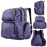 BP-122 NAVY BACKPACK WITH MULTIPLE POCKETS