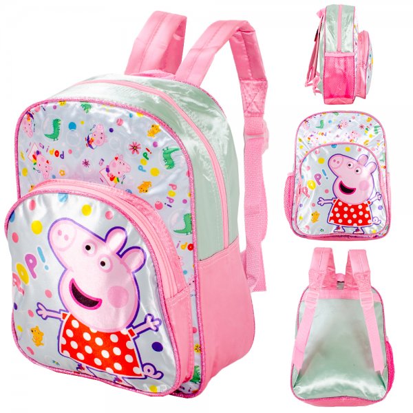 10297-1668N GREEN PEPPA PIG KIDS DELUXE BACKPACK