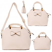 JBFB229 WHITE SHOULDER BAG/HANDBAG