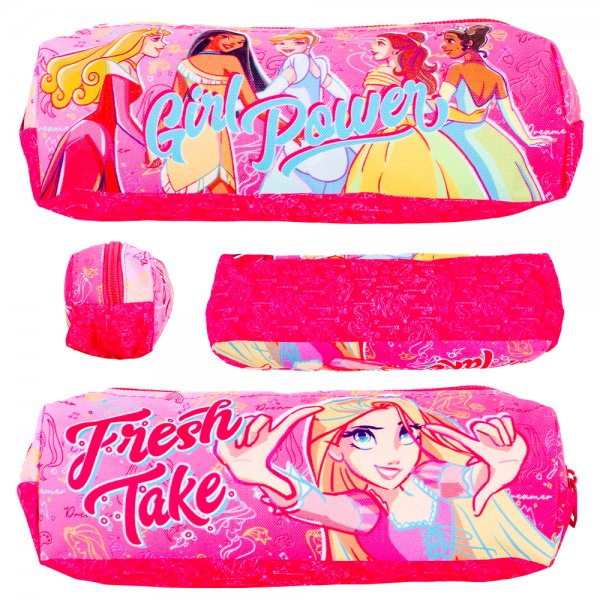 1015F-2217 PINK PRINCESS RECTANGULAR PENCIL CASE