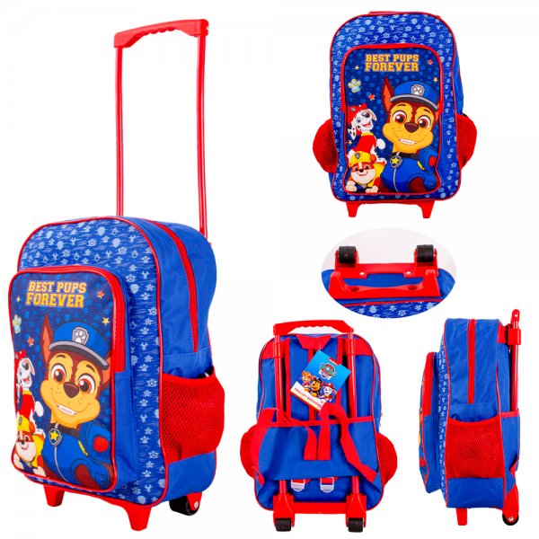 1019HV-2275N PAW PETROL NAVY KIDS TROLLEY/BACKPACK