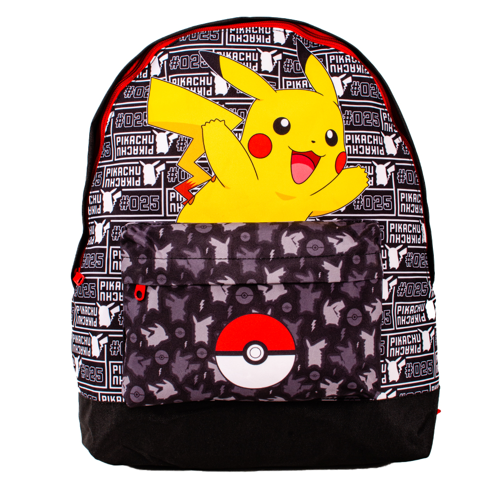 Pokemon Kids Backpack Red Pikachu